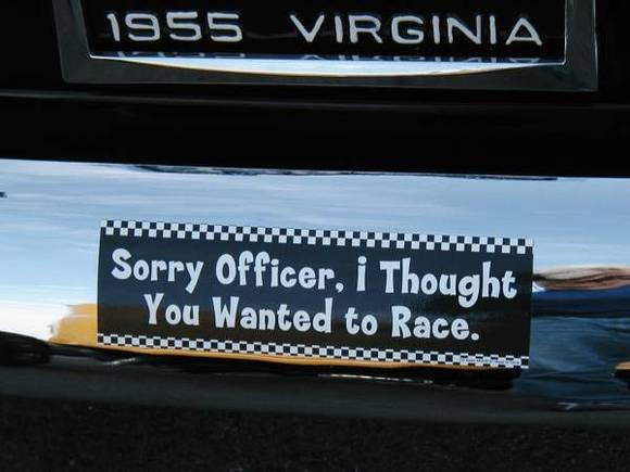 Bumper Sticker on 55 Chevy.jpg