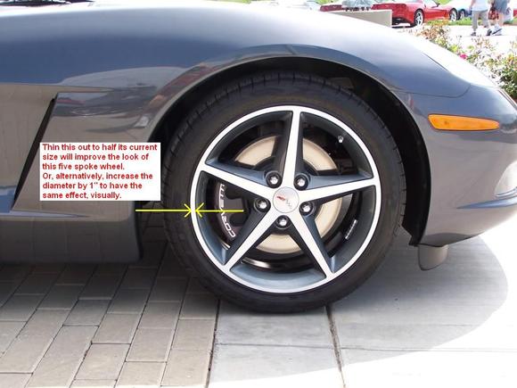 2011 C6 Vette Wheel - Critique