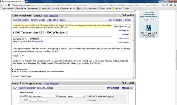 S2000 Transmission AP2