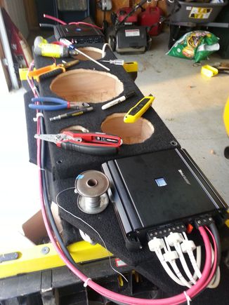 Assembly before lugged into tight space