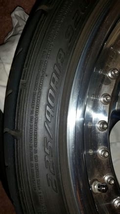 front tire size