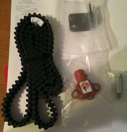 Kraftwerks SC drive belt, 3 bar map sensor and Oil reservoir bracket