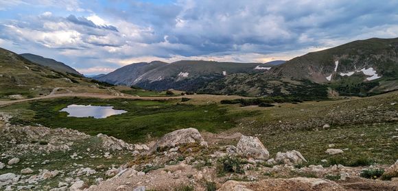 ^8-8-2023.  Above tree line.

