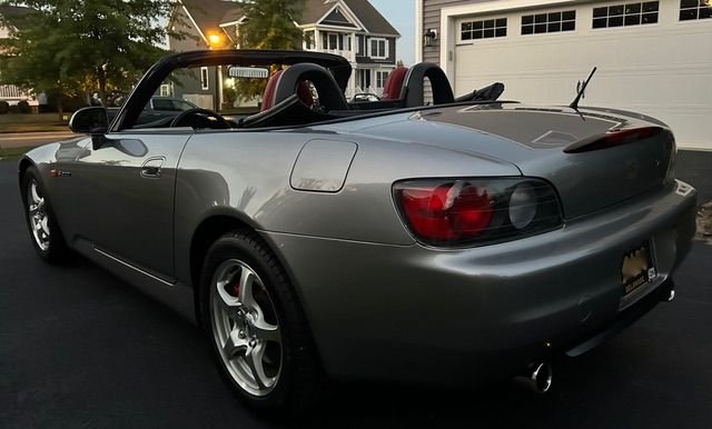 2000 Honda S2000 - DE - 00 Silverstone/Red with 56K miles - New - VIN jhmap1148yt007083 - 55,900 Miles - 4 cyl - 2WD - Manual - Convertible - Silver - Middletown, DE 19709, United States