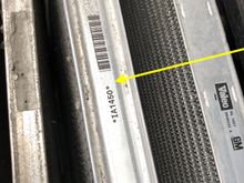 I believe that this is the intercooler and is leaking coolant.