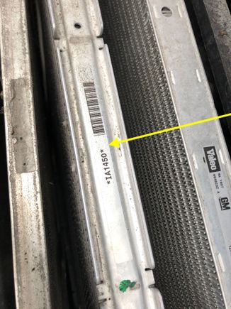 I believe that this is the intercooler and is leaking coolant.