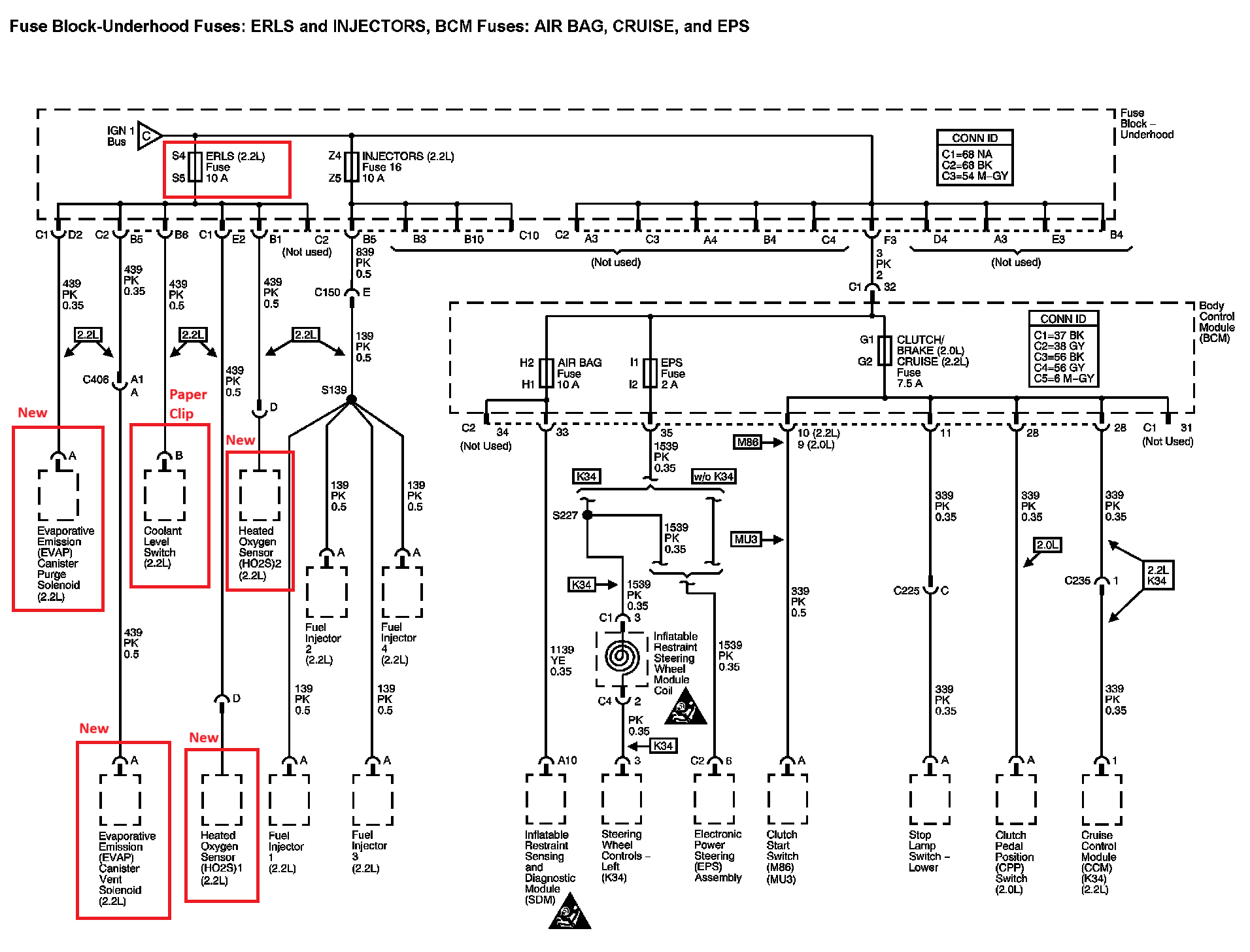 Fuse #10 with attached components identified.