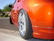Scion xD Tucking Rear Tire