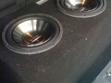 10&quot; infinity reference subs in box