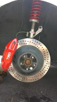 TRD FRONTBIG BRAKE KIT &amp; TRD COILOVER