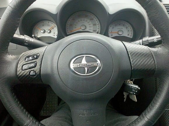 changed up the steering wheel a little