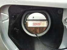 First mod, the STi fuel cap cover