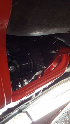 That's the new gearbox cradle and BeatRush mount fitted...