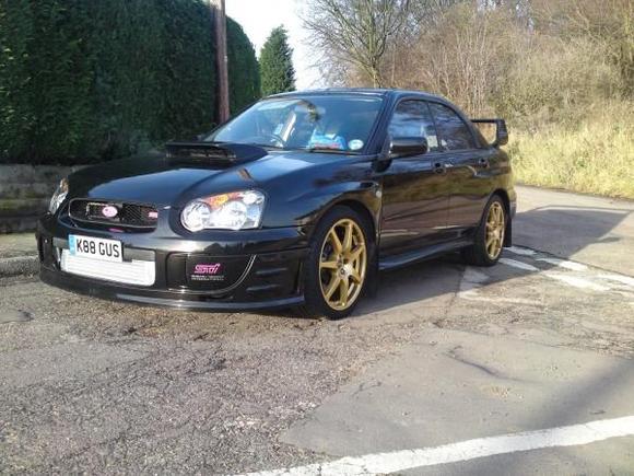 lookin nice with its new front mount wheels and brakes