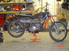 '73 ts250 2-stroke, My first (short-lived) dirtbike