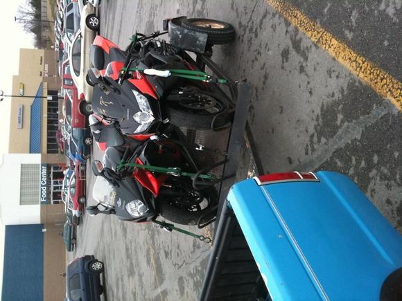 my 08 750 and 07 1000