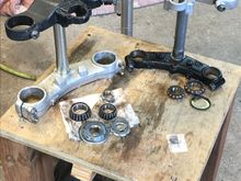 Bearings out of the superhawk and reused 