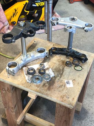 Bearings out of the superhawk and reused 