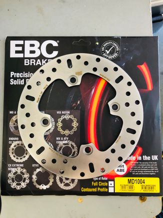I've always liked the EBC brand so I went with it.  🤷🏼‍♂️🤟