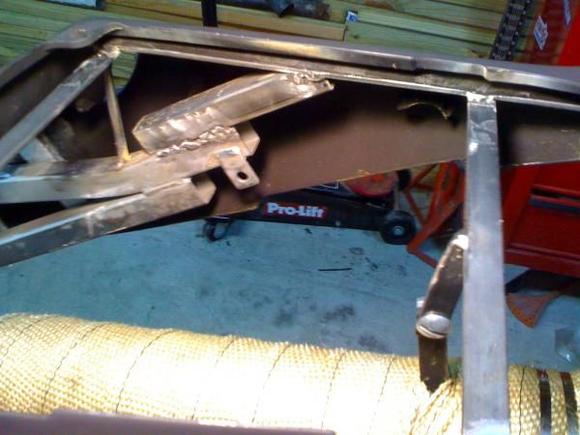 subframe fabrication to fit 1000rr tail fairing.
original subframe ends on left side of pic.