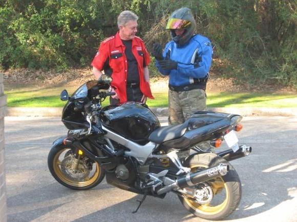 The man ( my uncle) who got me riding )