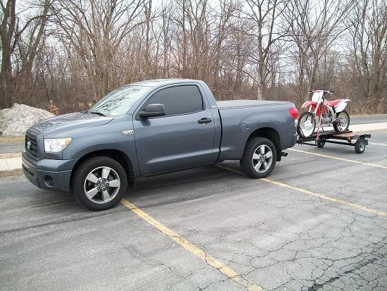 Toy Puller - 2008 Tundra iForce!
(402HP / 413HP) K&amp;N intake, TRD exhaust
Alpine HU &amp; Amp, Kicker speakers &amp; 10" sub