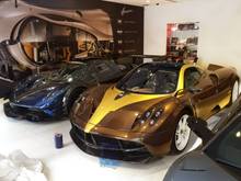 Brown Carbon fibre/Gold Pagani Huayra. By Coconut Photography