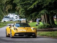 Yellow Huayra at Goodwood. By @Linus Lam Photography