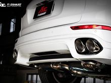 Fi Exhaust for Porsche 958.2 – Quad Silver Tips.