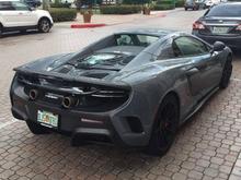 Sick Mclaren 675LT Spider spotted at Mizner Park in Florida.