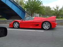 1995 F50, red with red and black interior.