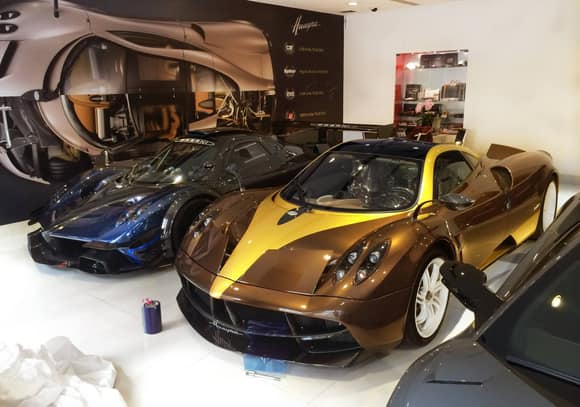 Brown Carbon fibre/Gold Pagani Huayra. By Coconut Photography