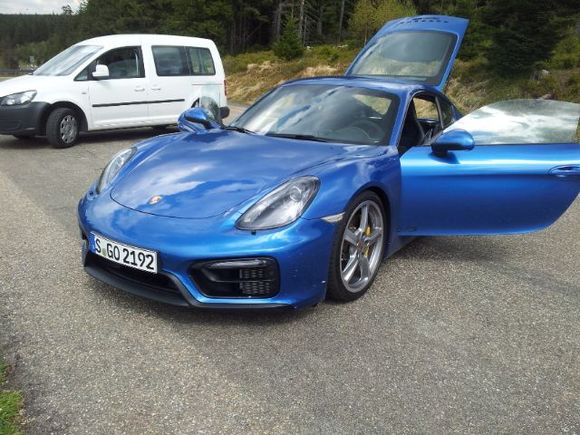 Saw this Cayman GTS 2 weeks ago testing by EvoMagazine.