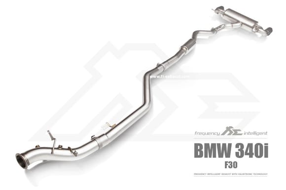 Fi Exhaust for BMW F30 340i – Full Exhaust System.