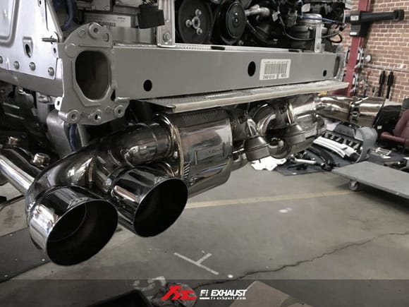 Fi Exhaust for Porsche 991 Turbo S – Full exhaust system.