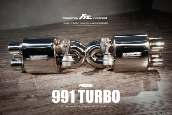 Fi Exhaust for Porsche 991 Turbo S– Valvetronic Muffler.