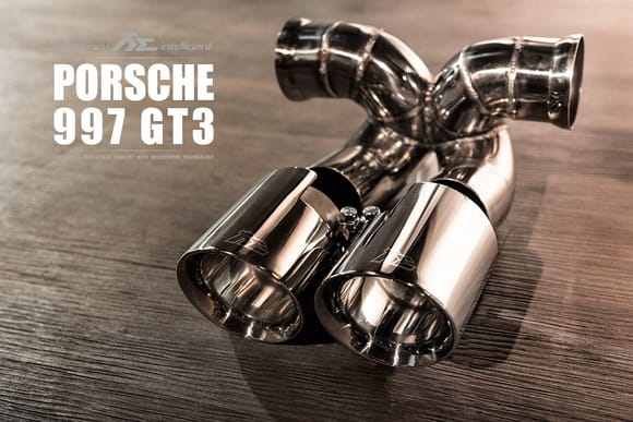 Fi Exhaust for Porsche 997 GT3 – Dual Tips.