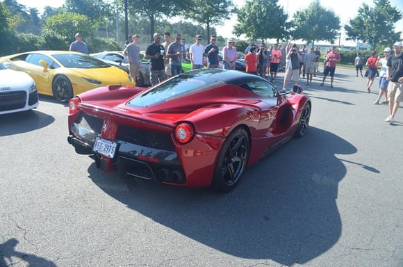 What an awesome surprise at the DC Exotics Event in Virginia yesterday! This Rosso Fuoco LaFerrari turned a lot of heads. This masterpiece and the Ferrari Enzo were the ultimate highlights of the show! Thanks to Michael Gruntz Jr.