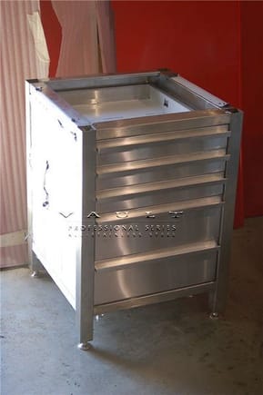 In all-stainless steel construction.