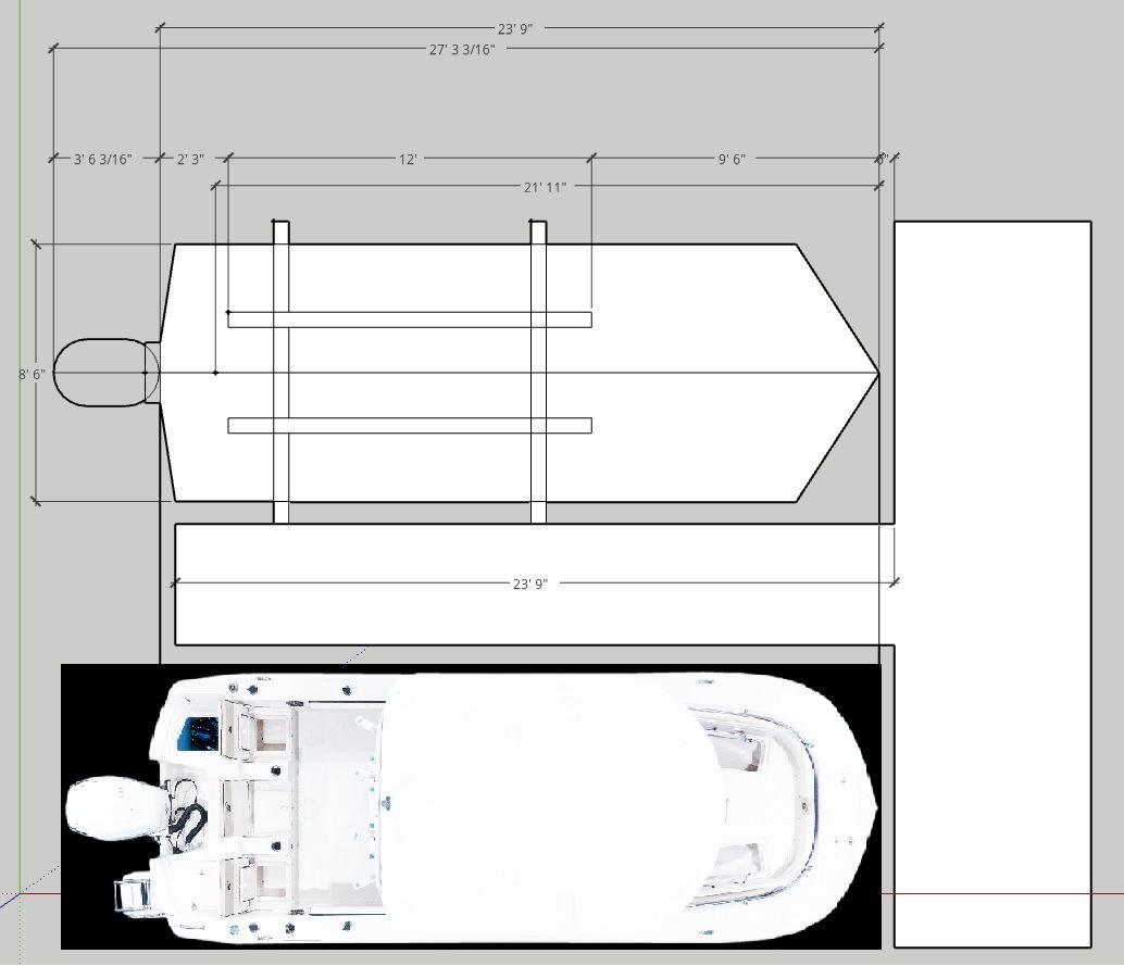 Choosing a new boat with consideration of how it fits on my boat lift