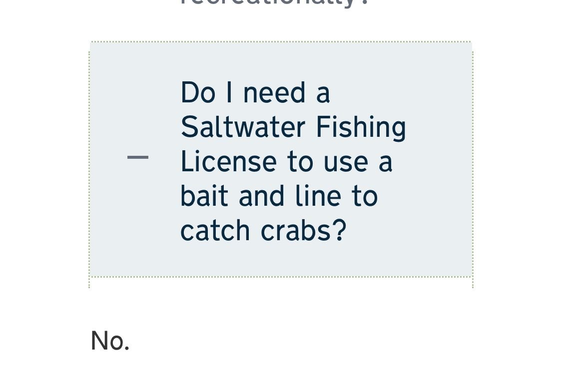 blue crab license? The Hull Truth Boating and Fishing Forum