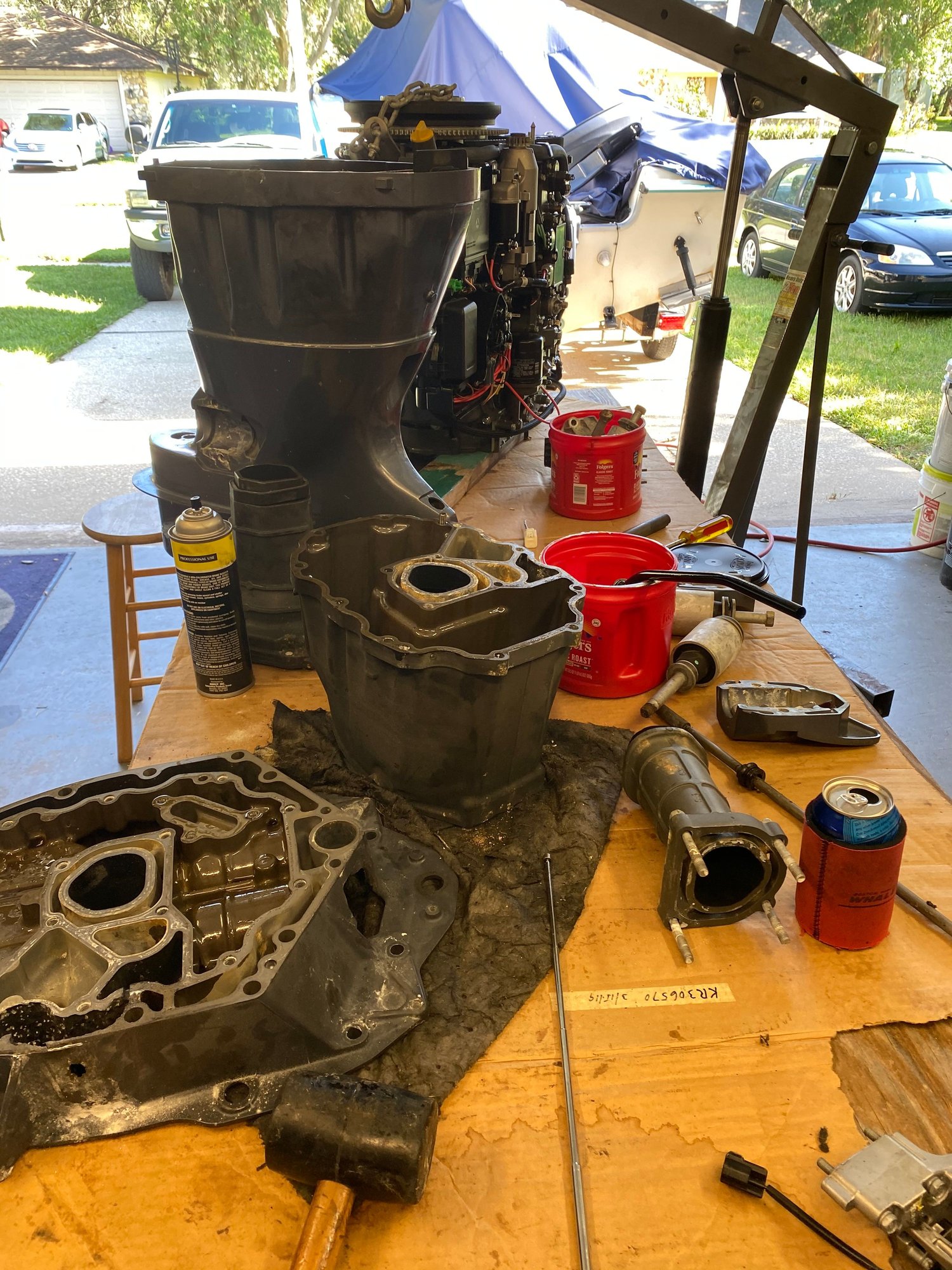 Yamaha F150 Exhaust Corrosion The Hull Truth Boating and Fishing Forum
