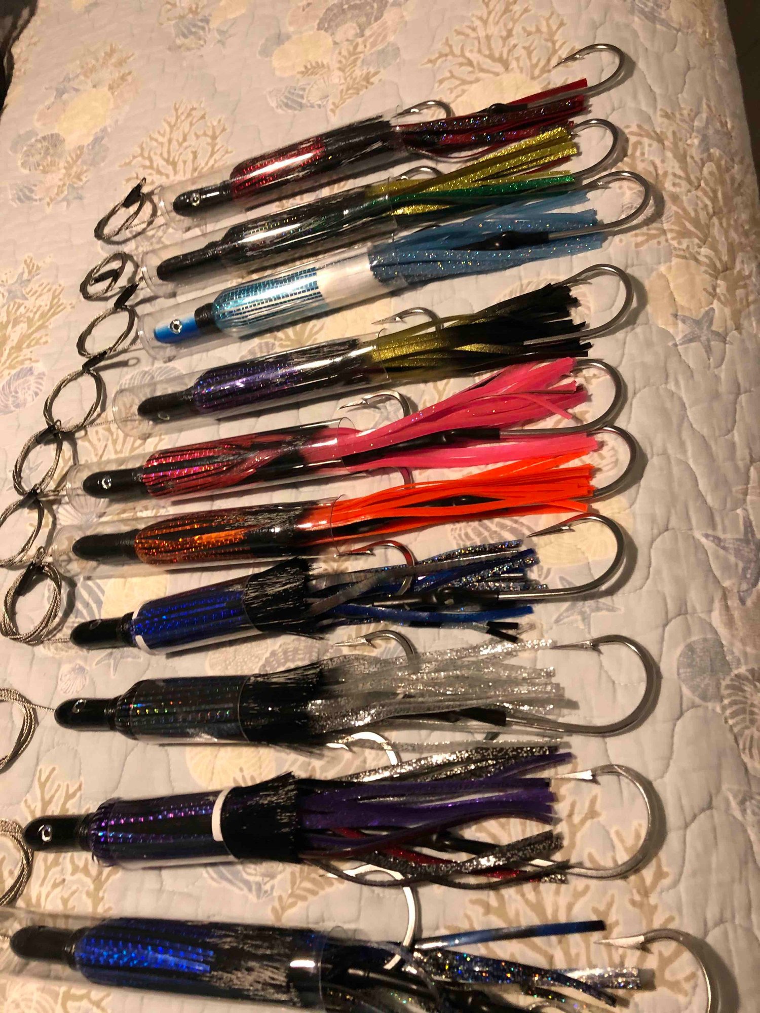 Hst custom wahoo lures 30 each rigged The Hull Truth Boating and