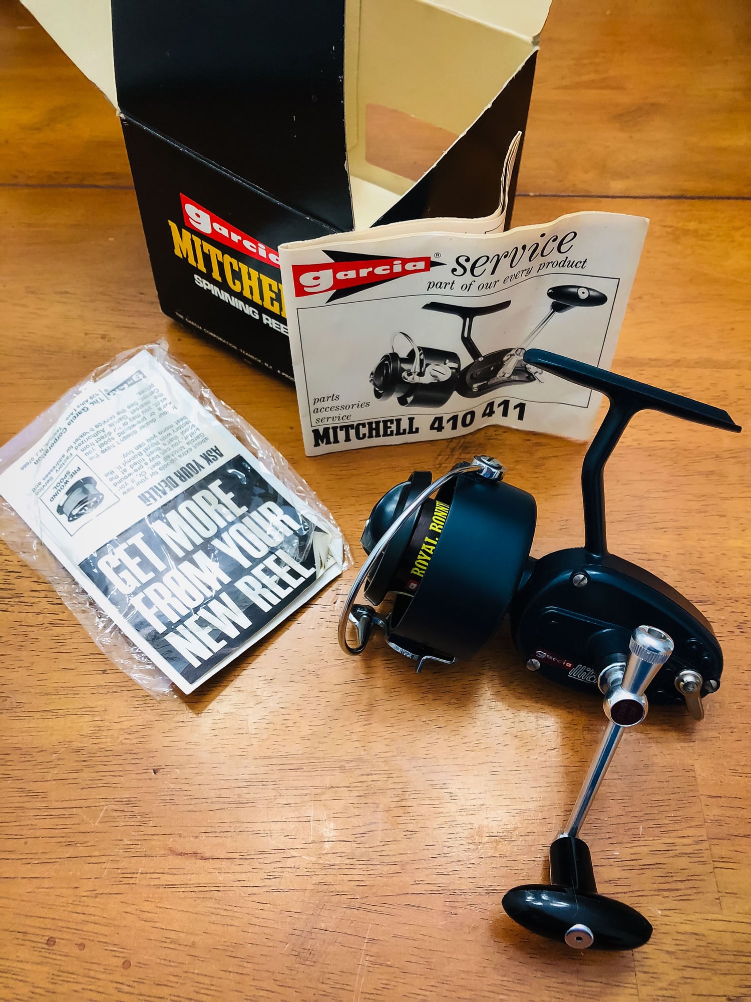 SOLD NIB Vintage Mitchell 410 Spinning Reel - The Hull Truth