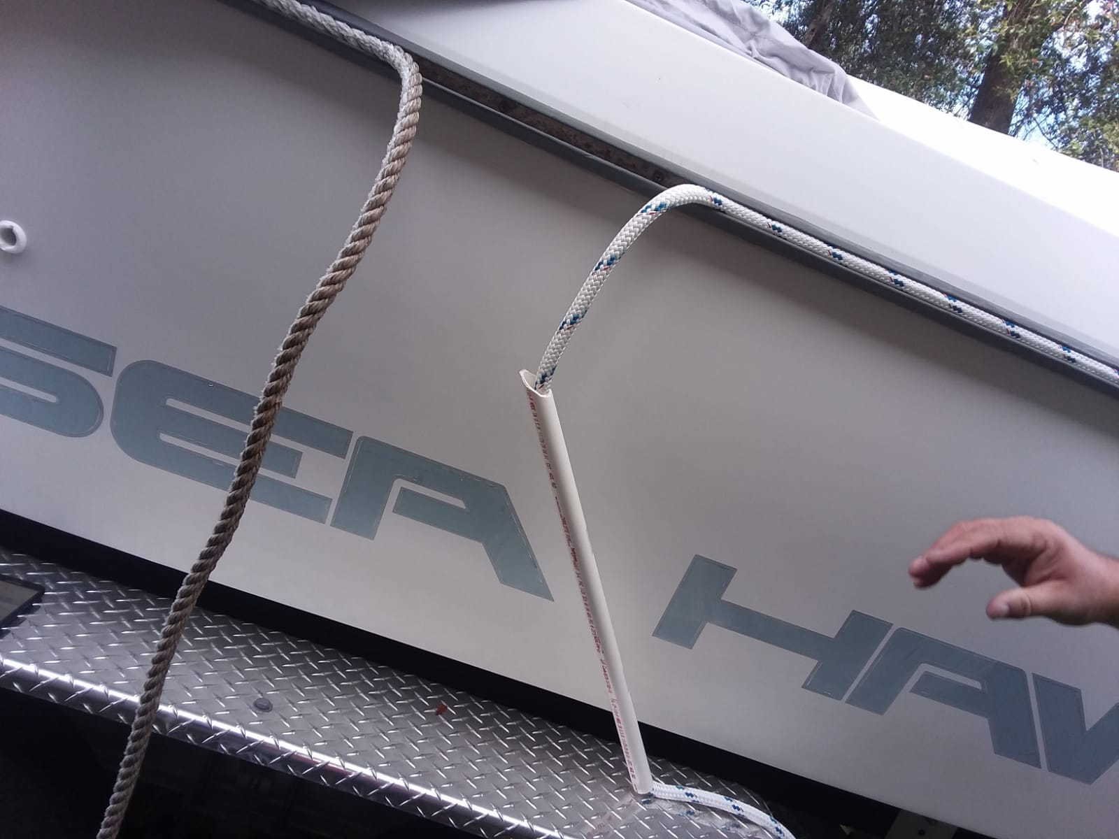 How replace rope rub rail?? - The Hull Truth - Boating and Fishing