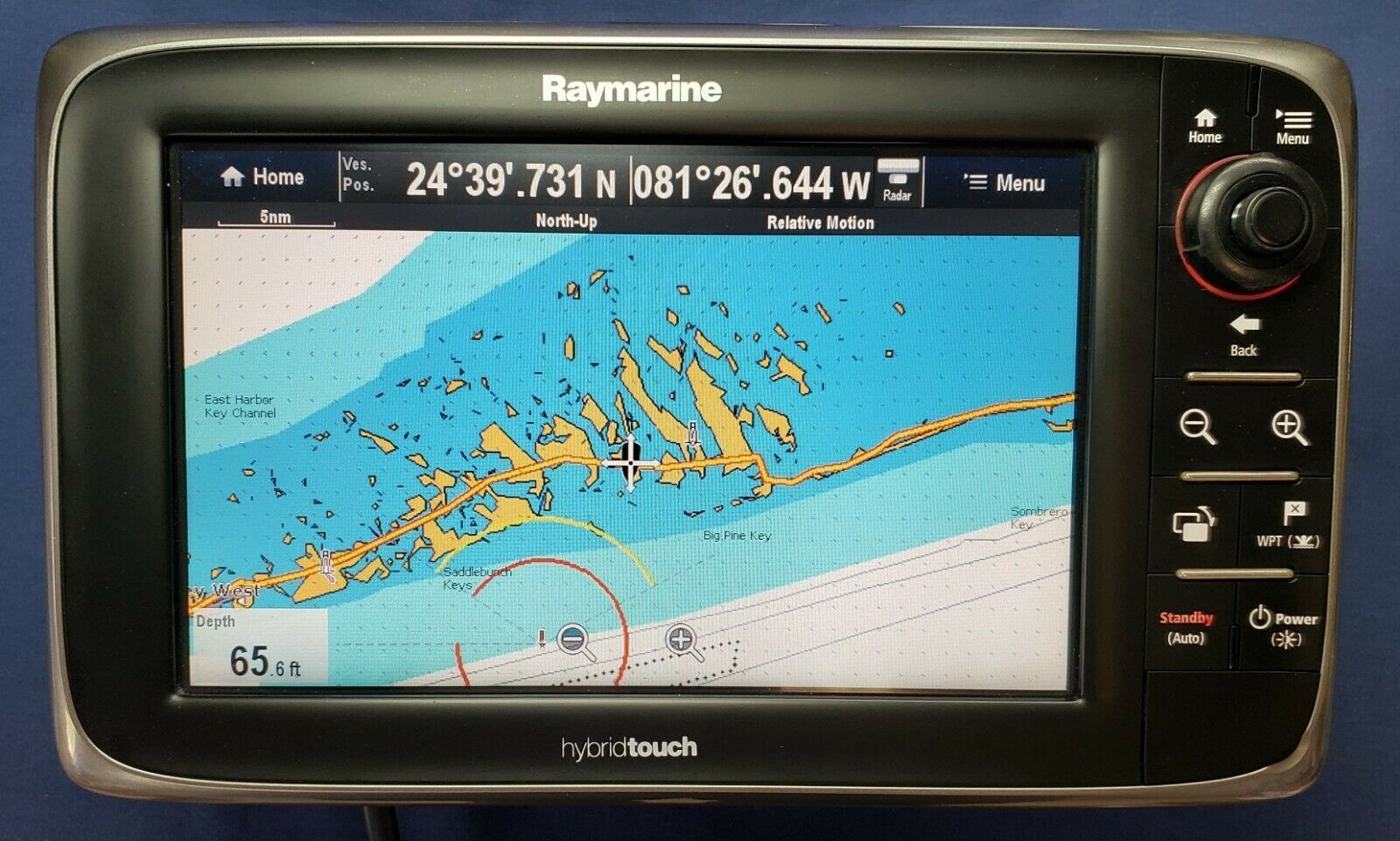 For Sale Raymarine e97 Hybrid Touch GPS Chartplotter Fish Finder MFD