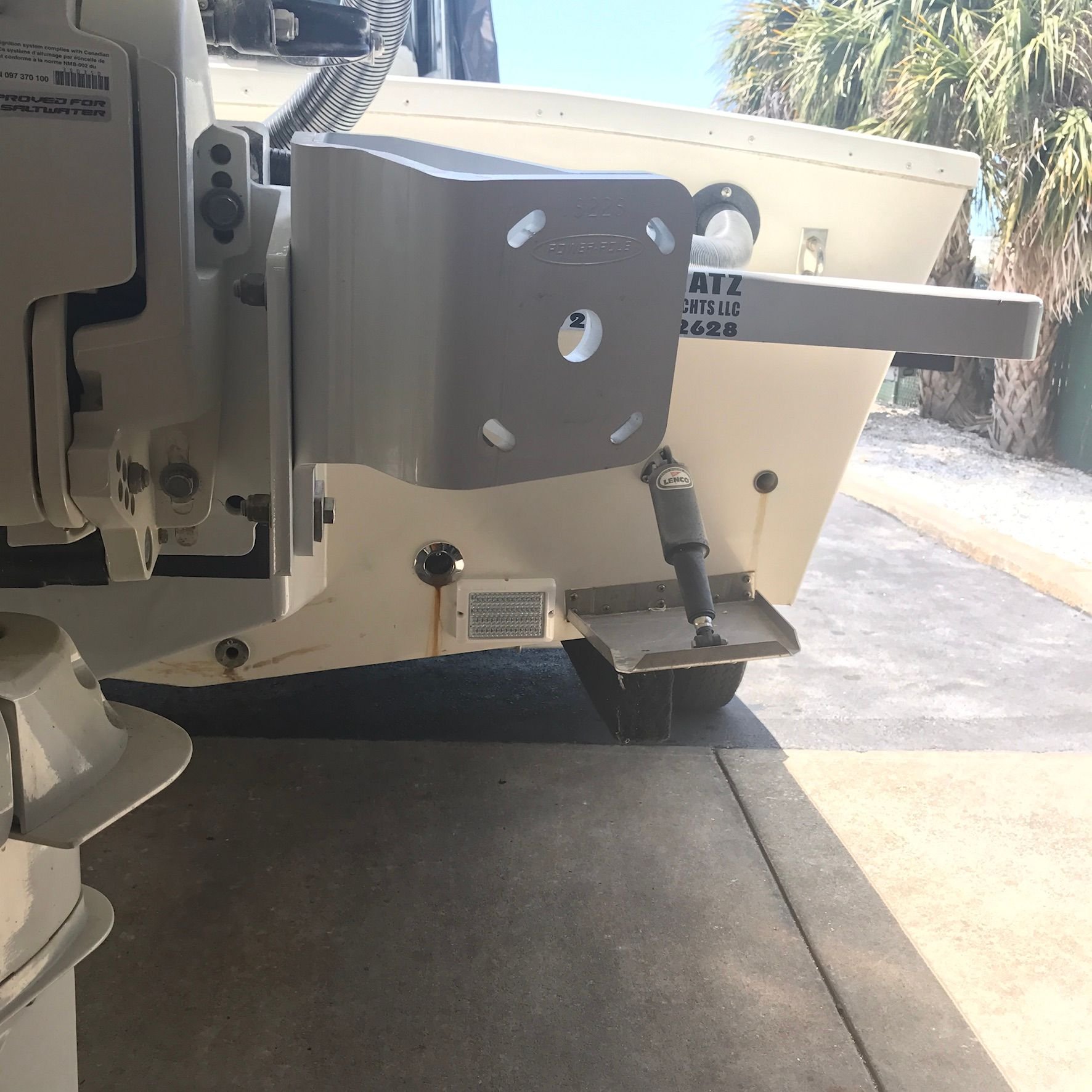 Armstrong Bracket With Power Poles?? The Hull Truth Boating and