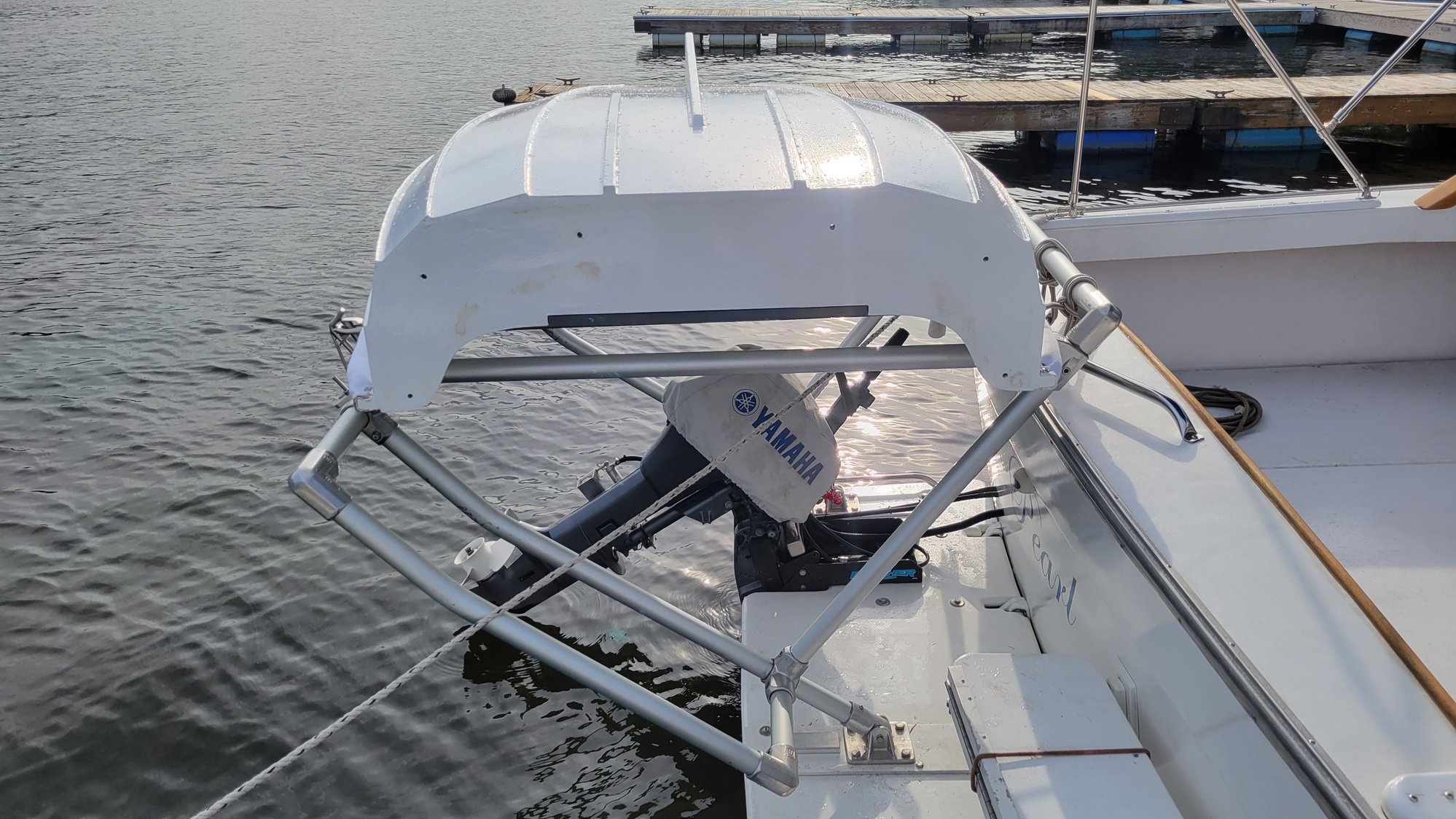 Advice on mounting a kicker motor on a Scout Swim Platform The Hull