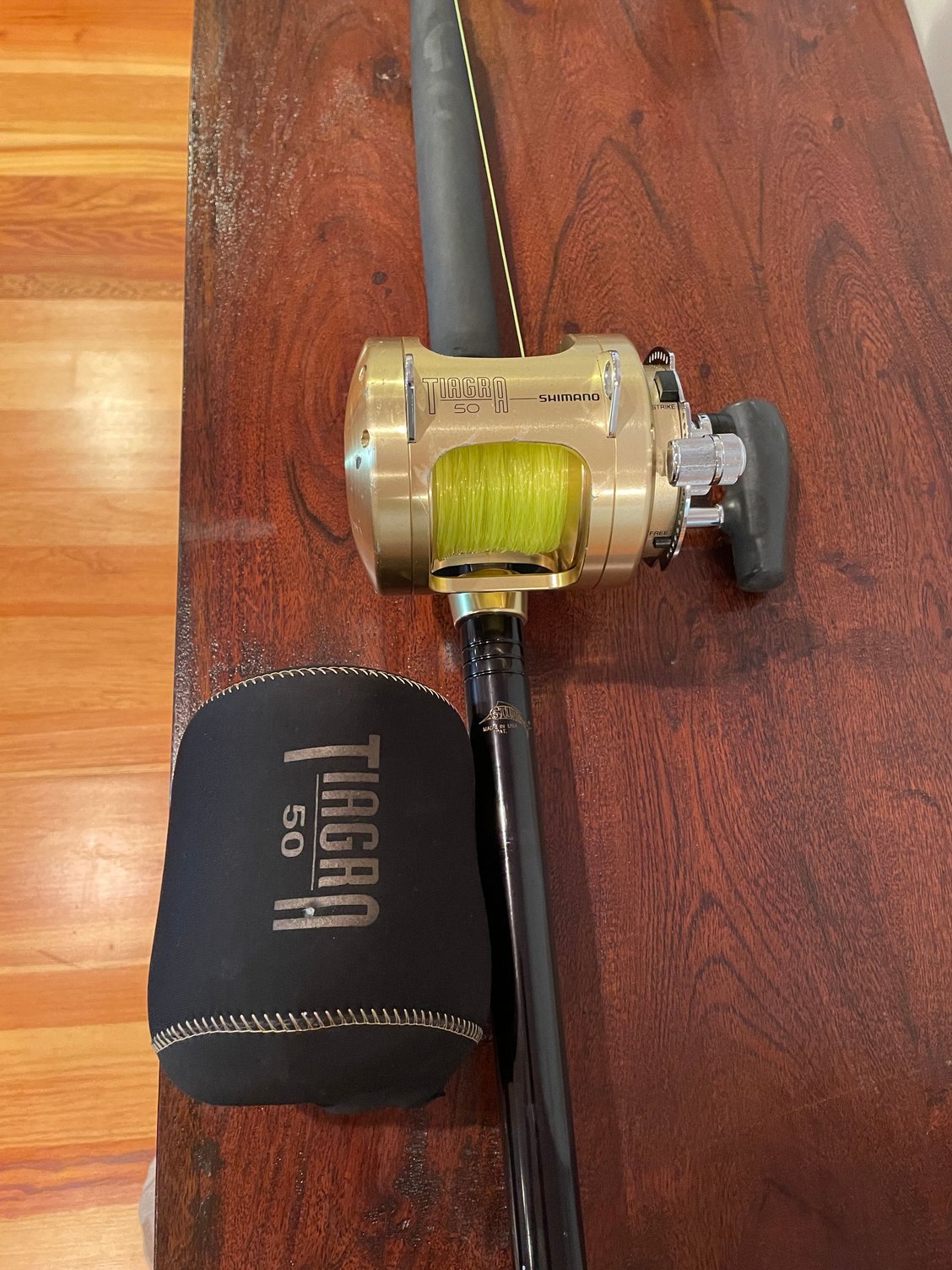 Shimano Tiagra 50A with Penn International rod - The Hull Truth