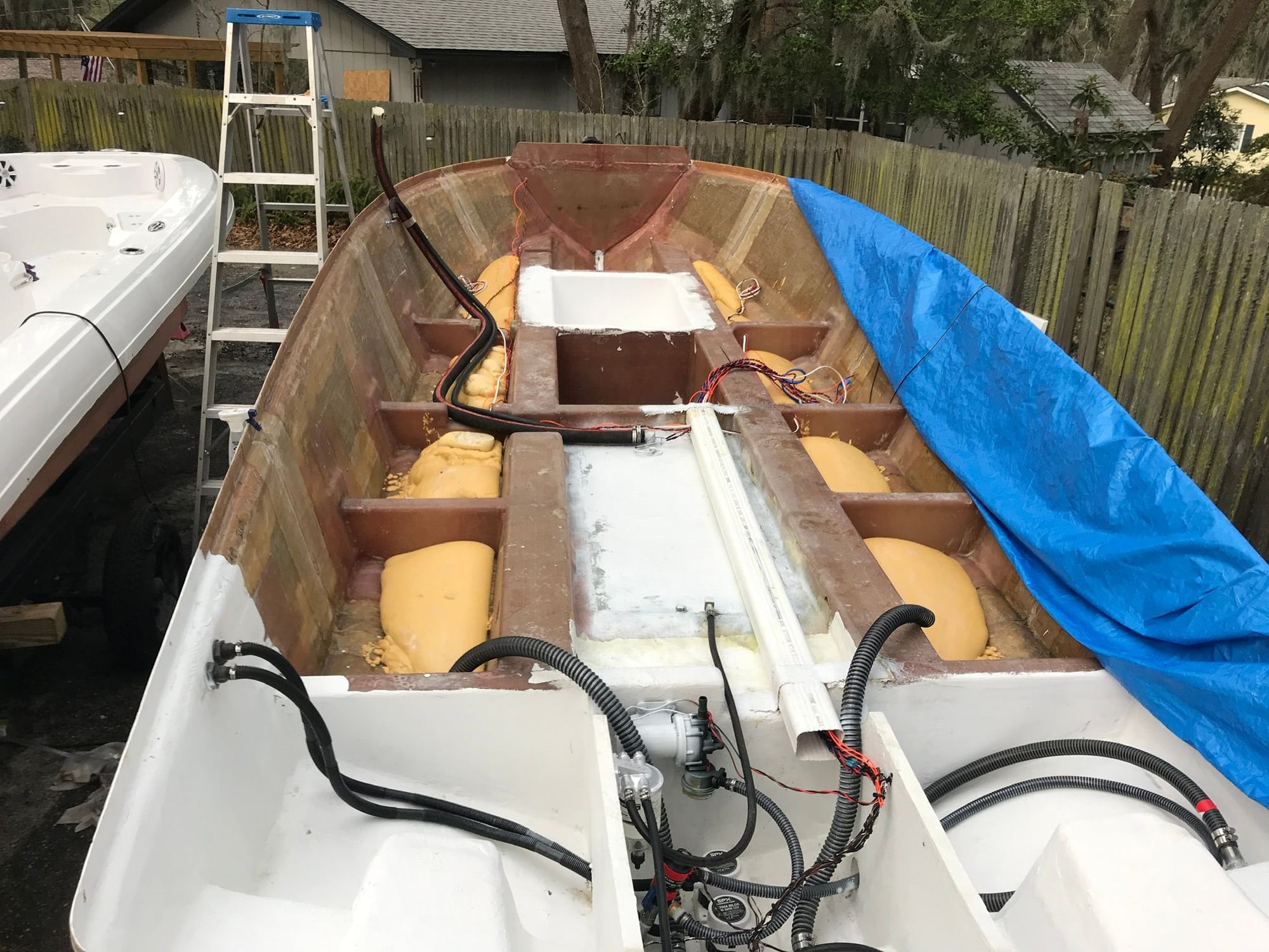 boat deck plash down pump